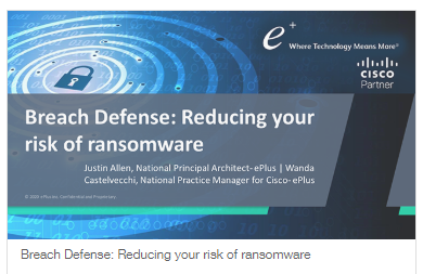 Reducing your risk of ransomware preview image